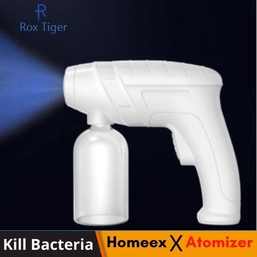 (ready Stock & Fast Shipping > 800ml Mesin Disinfektan Nano Spray Wireless Dengan Lampu Biru