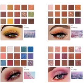 ★ BB ★ FOCALLURE Glitter Eyeshadow Palette Go Travel Eye Shadow Pigment Powder - FA100 - FA 100