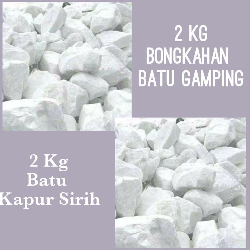 Paket Hemat 2 Kg Batu Kapur Sirih Batu Gamping Kembang Apu Kalsium Hidroksida Batu Pemutih Batu Kapu Shopee Indonesia