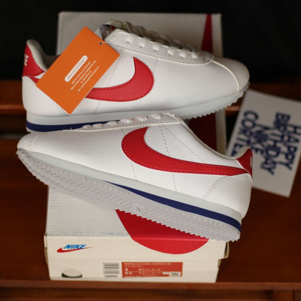 Bisa COD! Sepatu Sneakers Nike Cortez Varsity Red BNIB Premium, Harga Murah, Kualitas Mewah