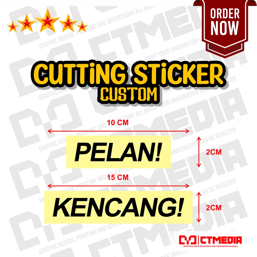 Stiker Copy Pelan / Stiker Pelan / Stiker Text Pelan / Stiker Viral / Stiker Kencang / Sticker Kenca