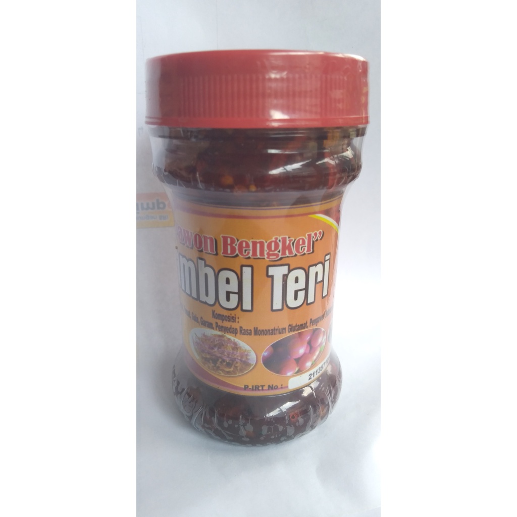 

Sambel Teri Pawon Bengkel(Pawbenk) Khas Kediri 150 gram