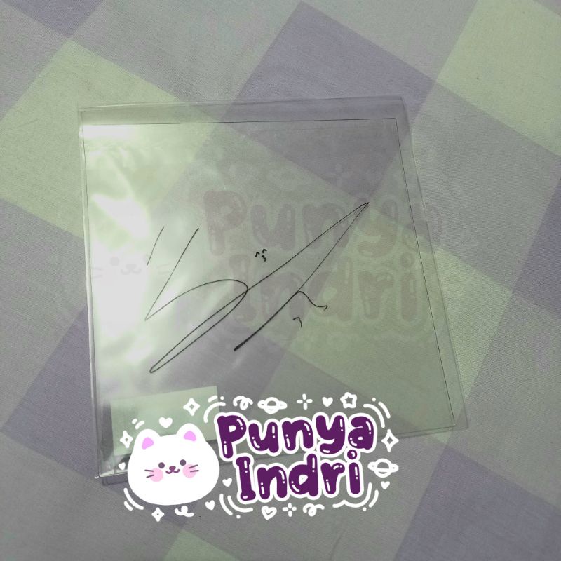 Pob digipack weverse sign jaehyuk Treasure