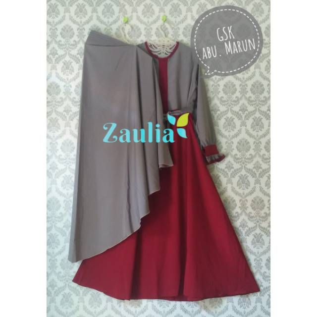 Gamis Set Kombinasi Safeer