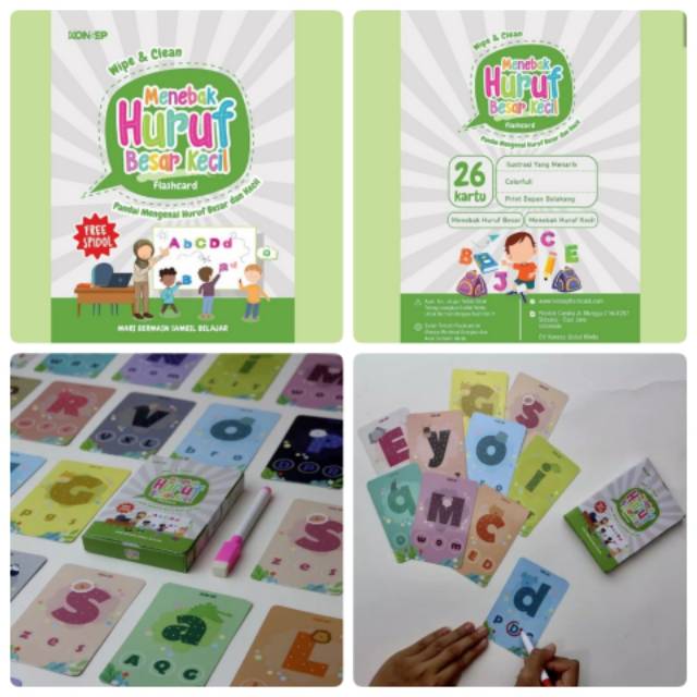 Konsep Flashcard Wipe Clean Bisa Ditulis Dihapus Mainan Edukasi Kartu Bergambar Activity Cards