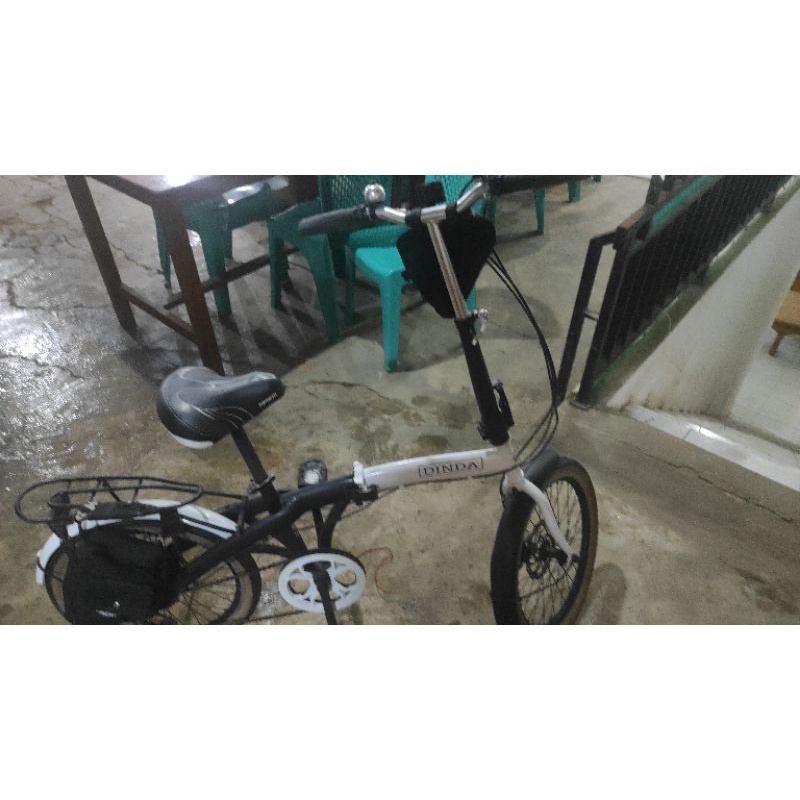 Sepeda lipat double cakram bekas