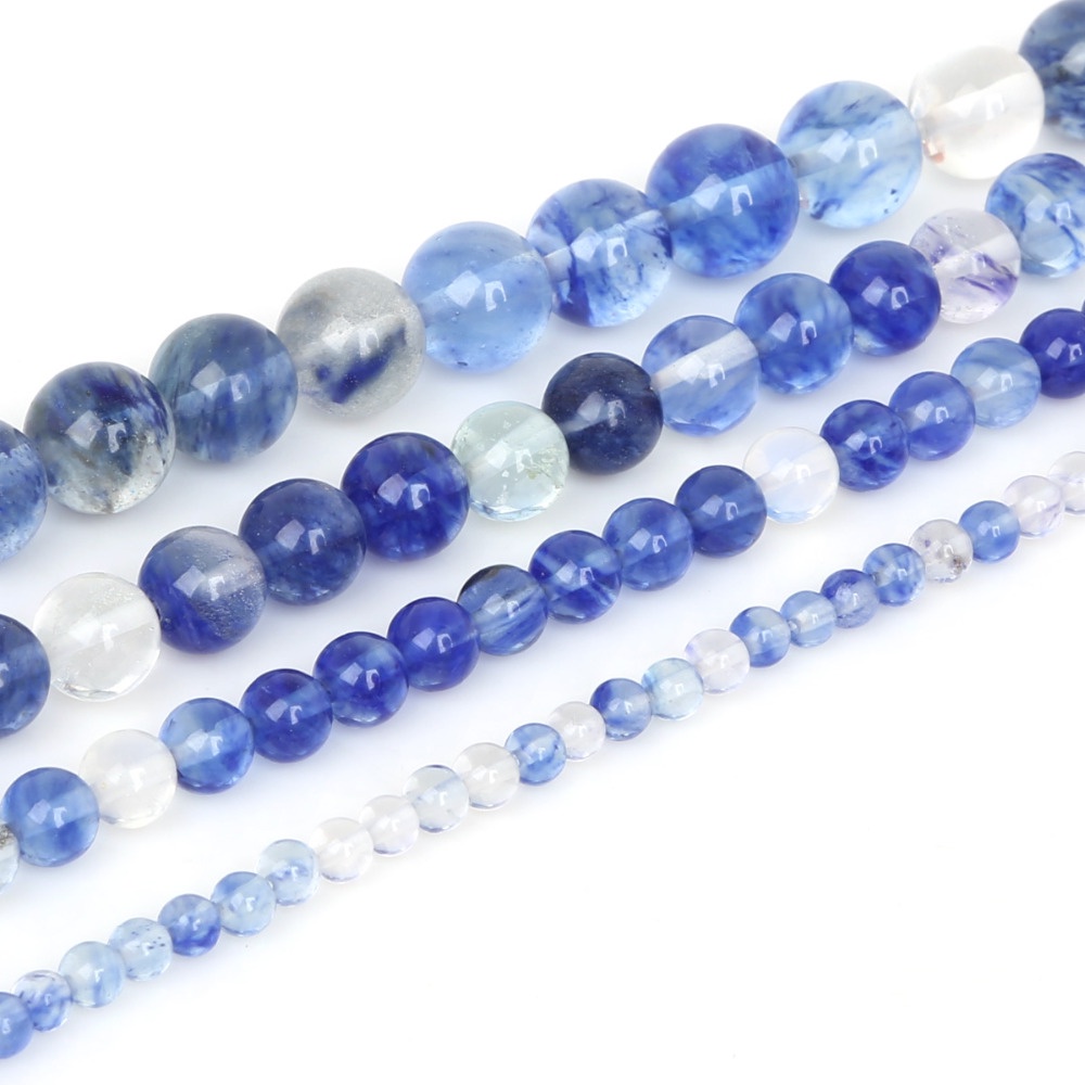 Butir Blue Crystal Quartz Beads