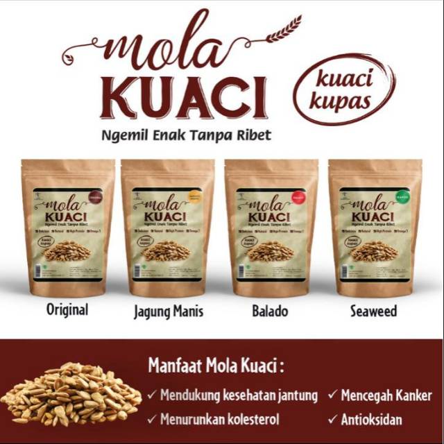 

Kuaci Kupas Mola 100grm