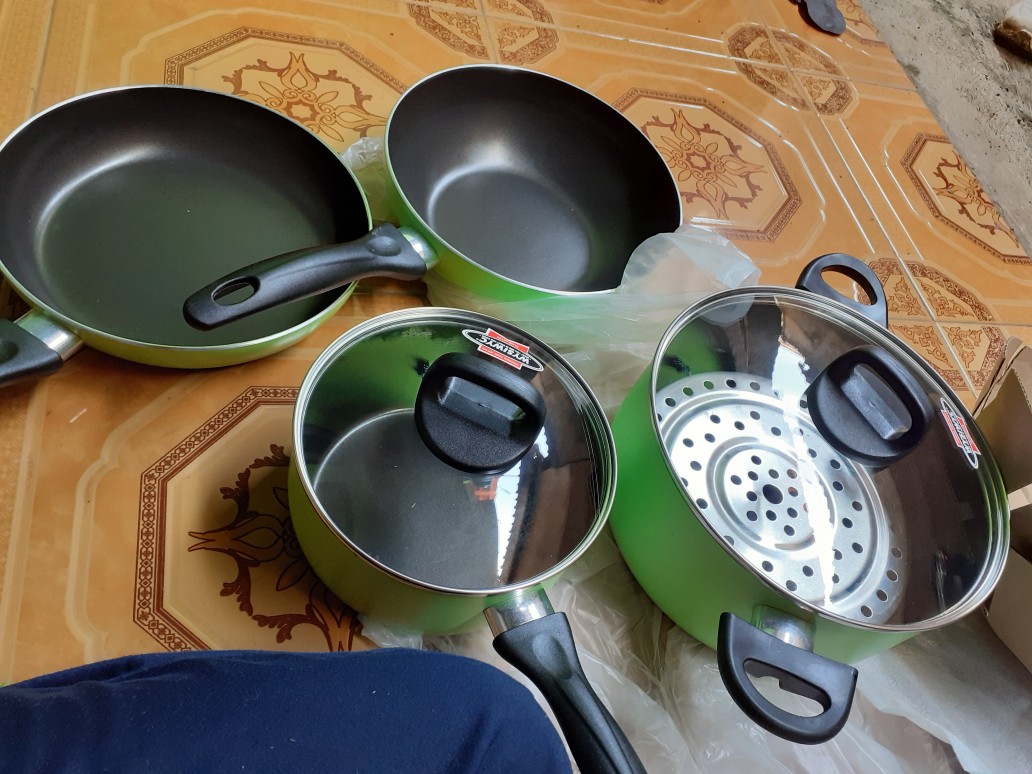 Panci Maxim Tebal New Halania 7 In 1 Original Teflon Cookware