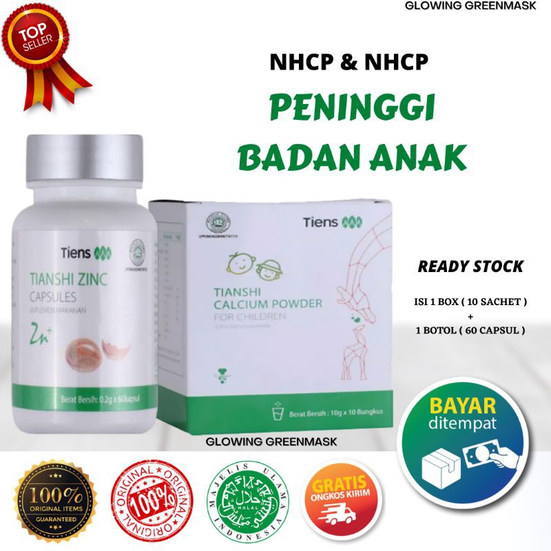 

[COD] PENINGGI badan anak 1-14 tahun naik sampai ( 5 CM 10 hari ) || 1 NHCP anak & ZINC