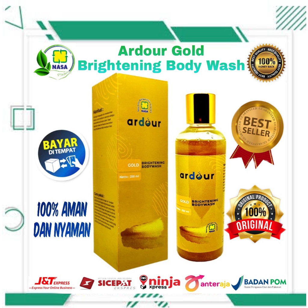 TERBARU/COD/ARDOUR GOLD BRIGHTENING BODY WASH/BODY WASH ARDOUR/BODY WASH GOLD ARDOUR/BODY WASH BRIGH