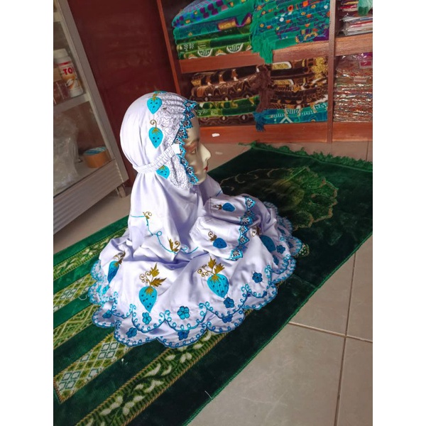 mukenah terusan anak sd