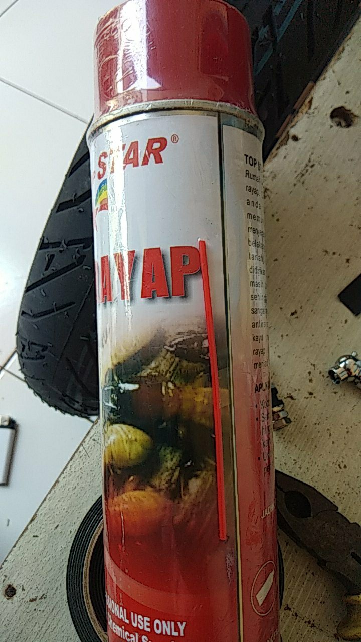 Obat Anti Rayap Semprot Pest Control Spray Kayu Tembok Dinding