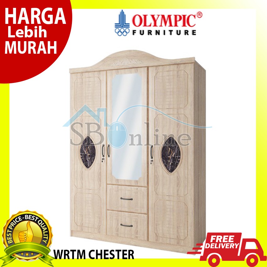 Lemari Pakaian 3 Pintu - WRTM CHESTER by Olympic