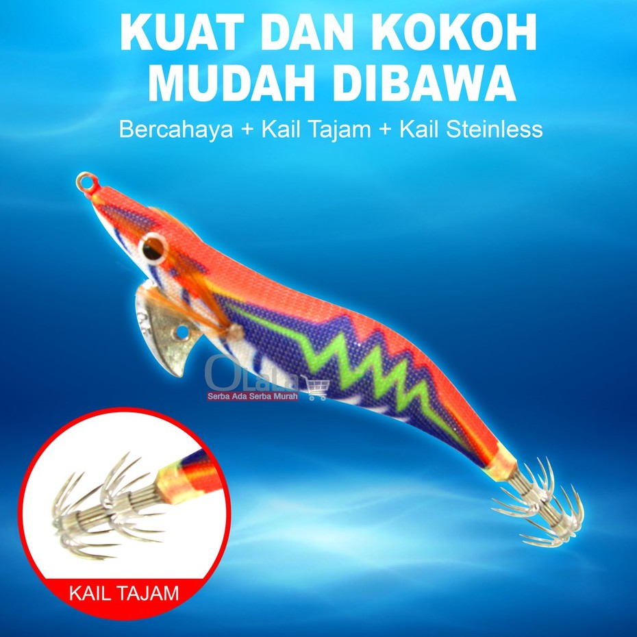 KAIL IKAN / UMPAN PANCING BIONIK BERCAHAYA MG