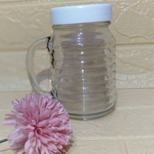 GELAS CENTEL KACA // DILENGKAPI TUTUP // GELAS KACA