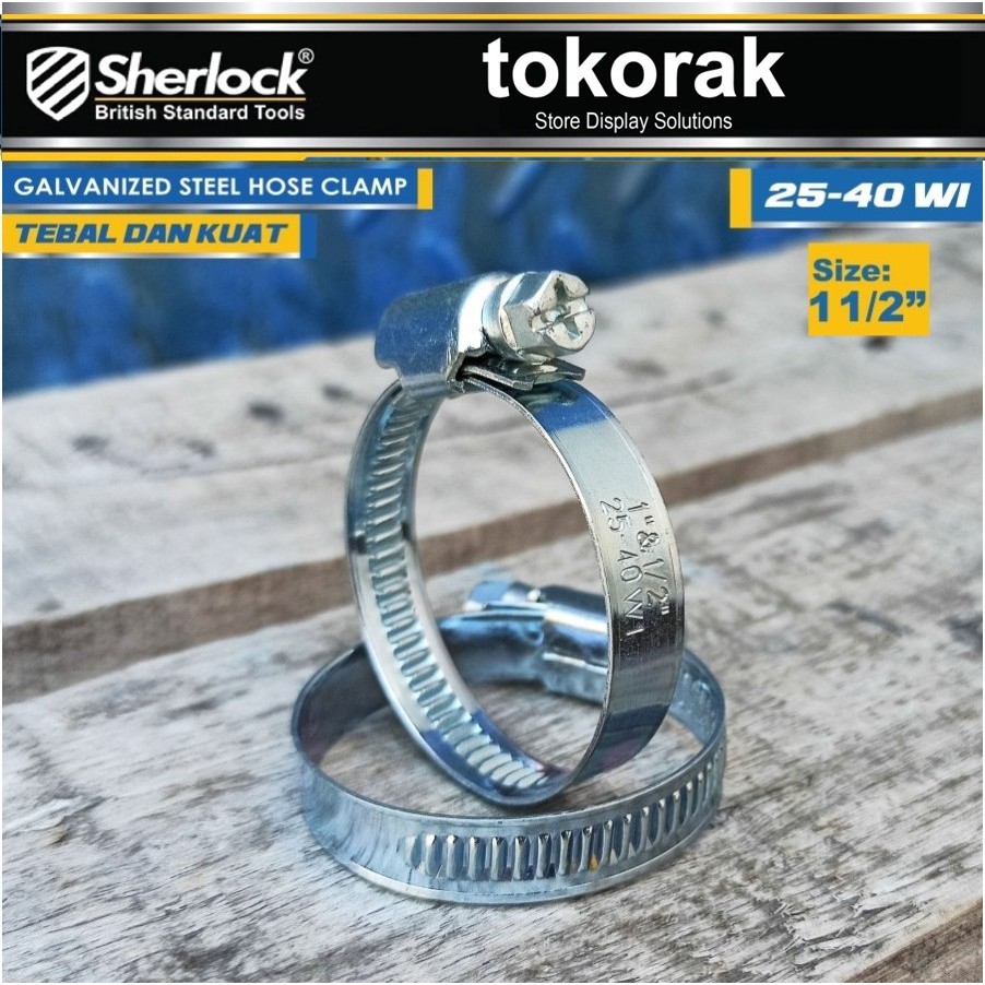 KLEM SELANG 1 ½ INCH SHERLOCK KLEM CLAM CLAMP