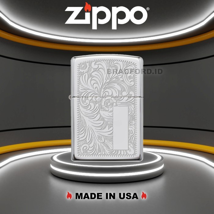 Zippo Venetian 352 Original Made In USA Garansi Resmi