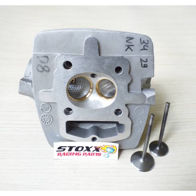 HEAD KLEP 34 - 29 TIGER BRT ALBRONZE PORTING CNC silinder kop