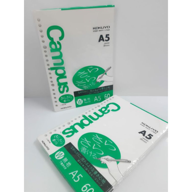 

KOKOYO LOOSE LEAF 807W A5 POLOS 60 LEMBAR