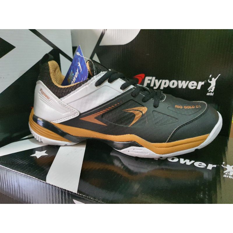 Sepatu Badminton Flypower Rio Gold C1