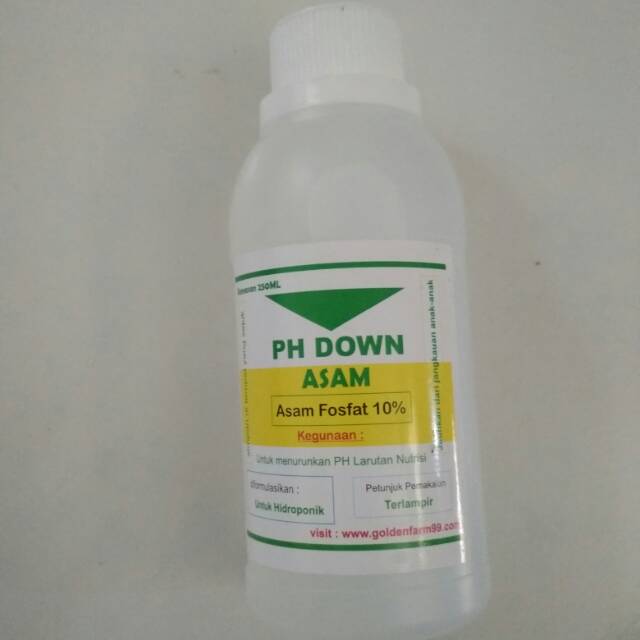 Penurun ph down 250 ml / penurun ph nutrisi hidroponik