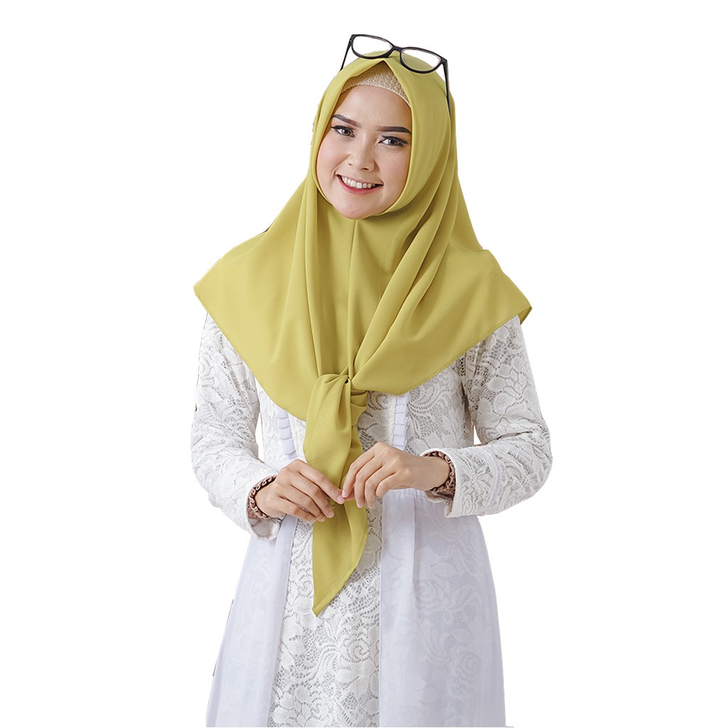Fashion Wanita Grosir Murah Berkualitas COD H8V5 Segitiga Instan Hijab Jilbab Instan Kerudung Segiti