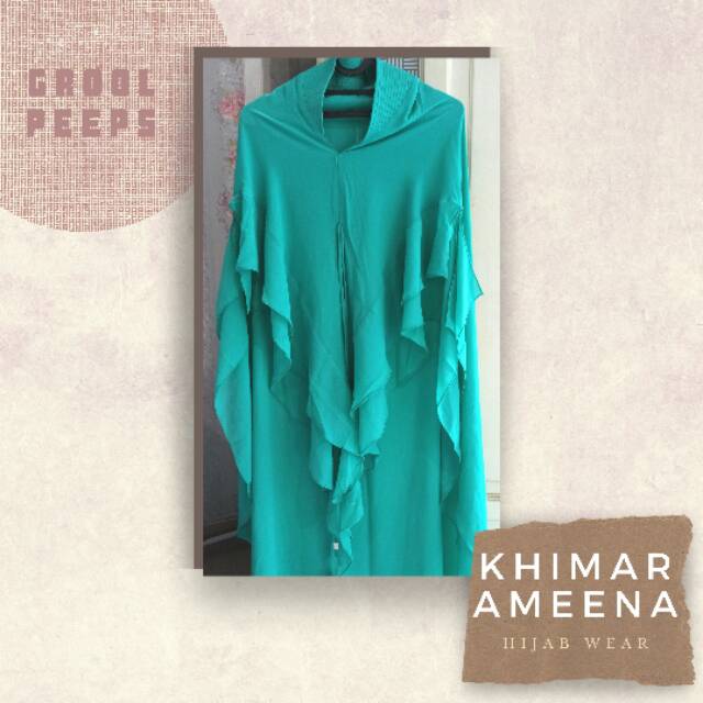 Tosca Khimar Ameena by Kameela Hijabku (Real Pic 100%)