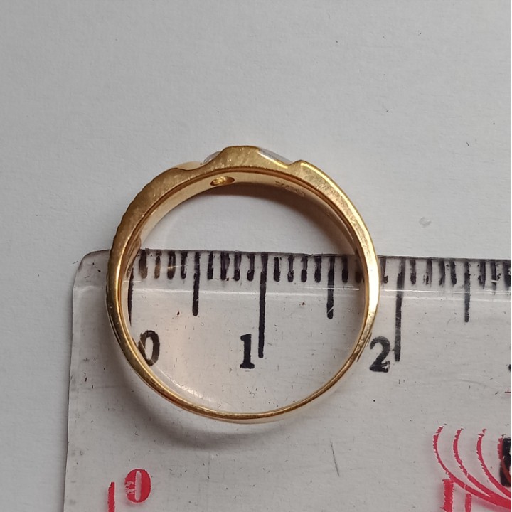 Cincin Emas 17K - 3.55 gr Kadar 750 - 1004