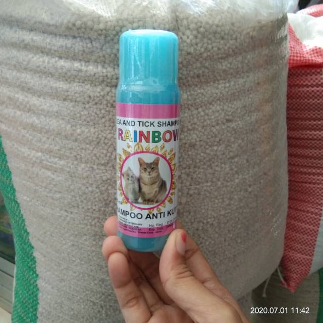 Jual anti kutu Kucing Rainbow Cat Shampoo 125ml Shopee Indonesia