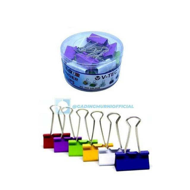 

VTEC BINDER CLIP WARNA NO 200