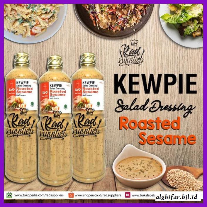 

gnidderdsaus- kewpie salad dressing roasted sesame 1liter, rasa & kualitas terbaik -asliiiiii.