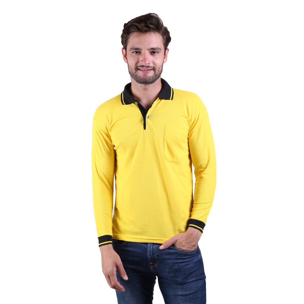 Kaos Polo Shirt Polos/Kaos Kerah/Kaos Polo Lengan Panjang Premium Mall