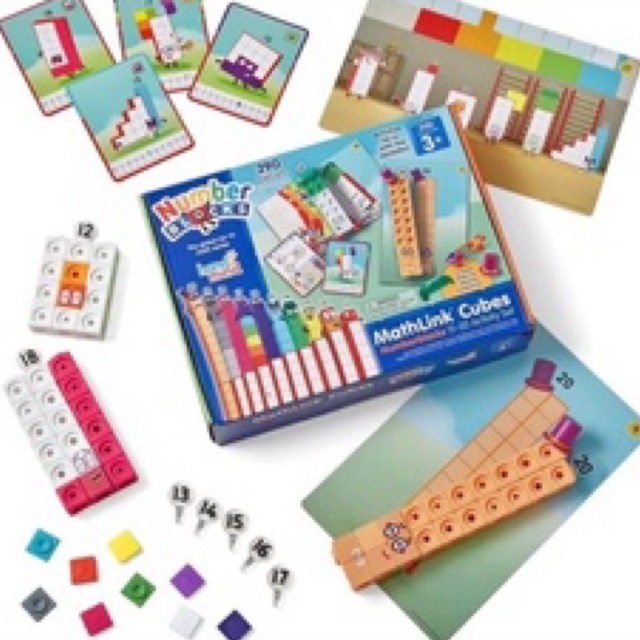 Hand2mind Numberblocks Number Mathlink Cubes 11-20 Activity Set