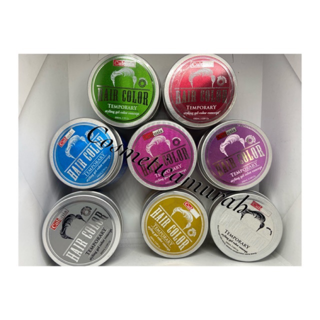 CULTUSIA HAIR COLOR TEMPORARY - STYLING GEL BEWARNA