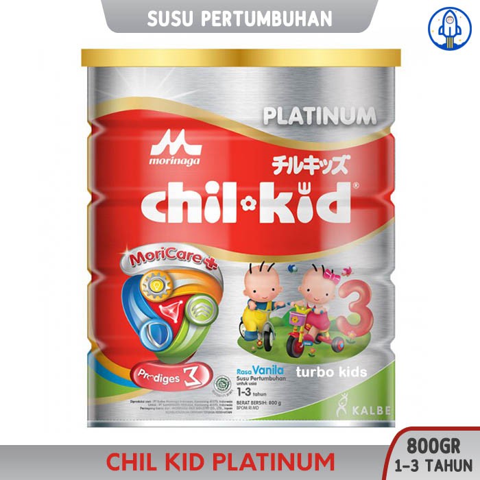 Morinaga Susu Pertumbuhan Anak Chil Kid Platinum Vanila Madu 800Gr 1-3Thn