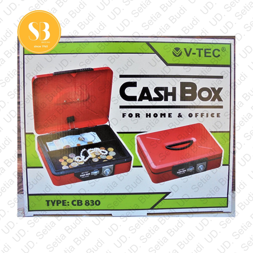 V-TEC Cash Box CB 830  Brankas Simpan Uang CB830