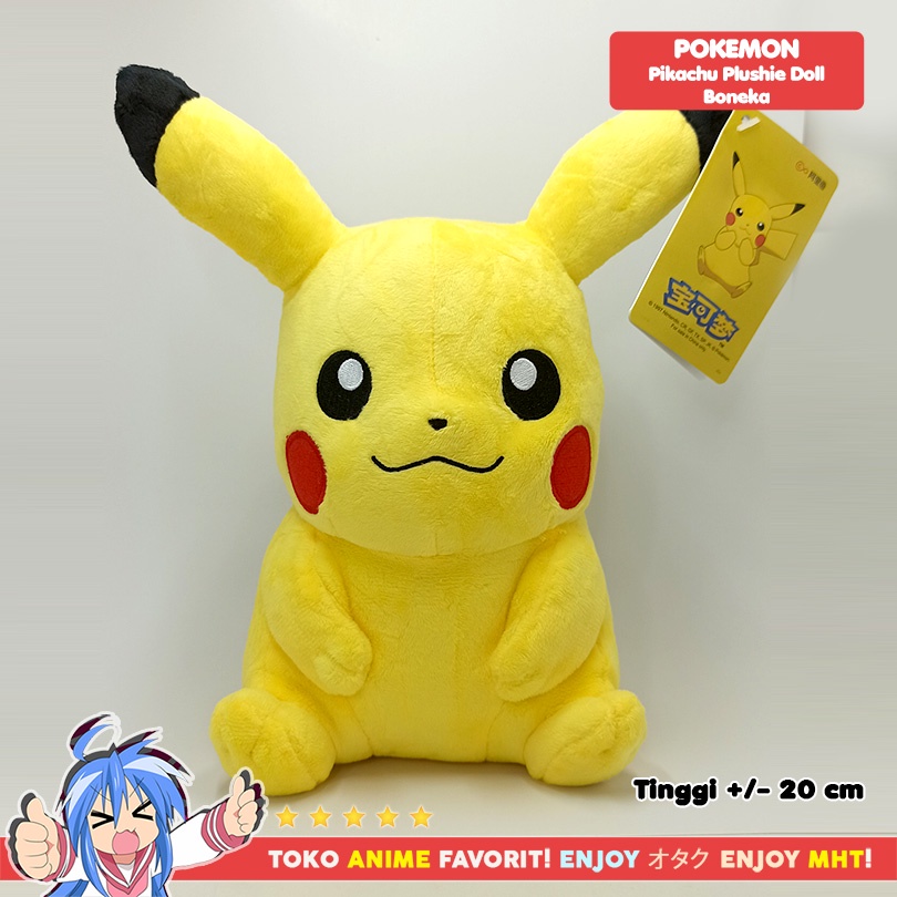 Boneka Anime Pokemon - Pikachu