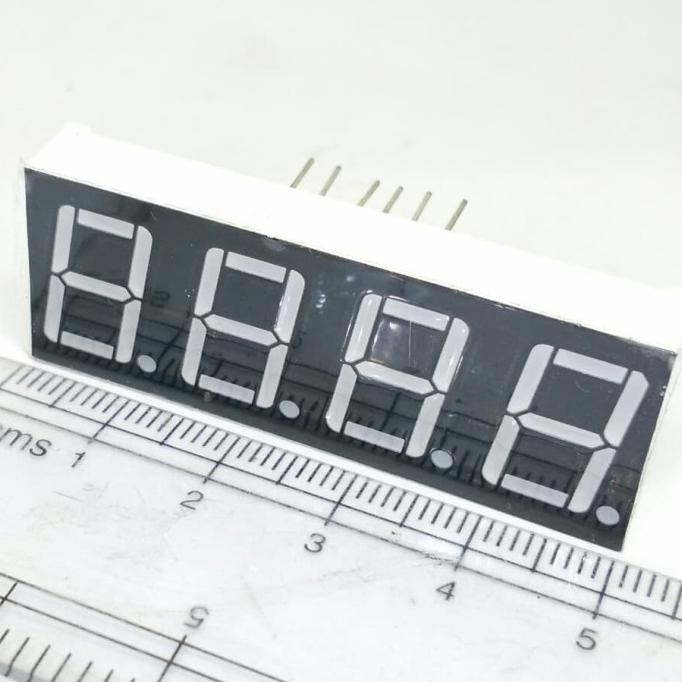 

Seven Segment 4 digits warna merah common Cathode CC digit 0.56" inch tektron22 Murah