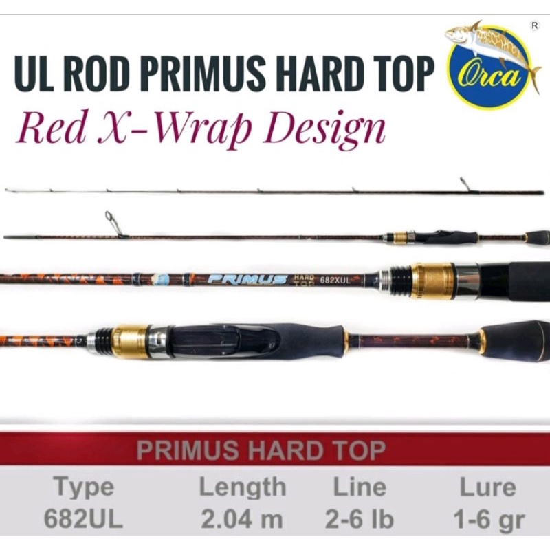 Joran Ul Orca Primus 682Ul Hard Top X Wrap Blank Carbon