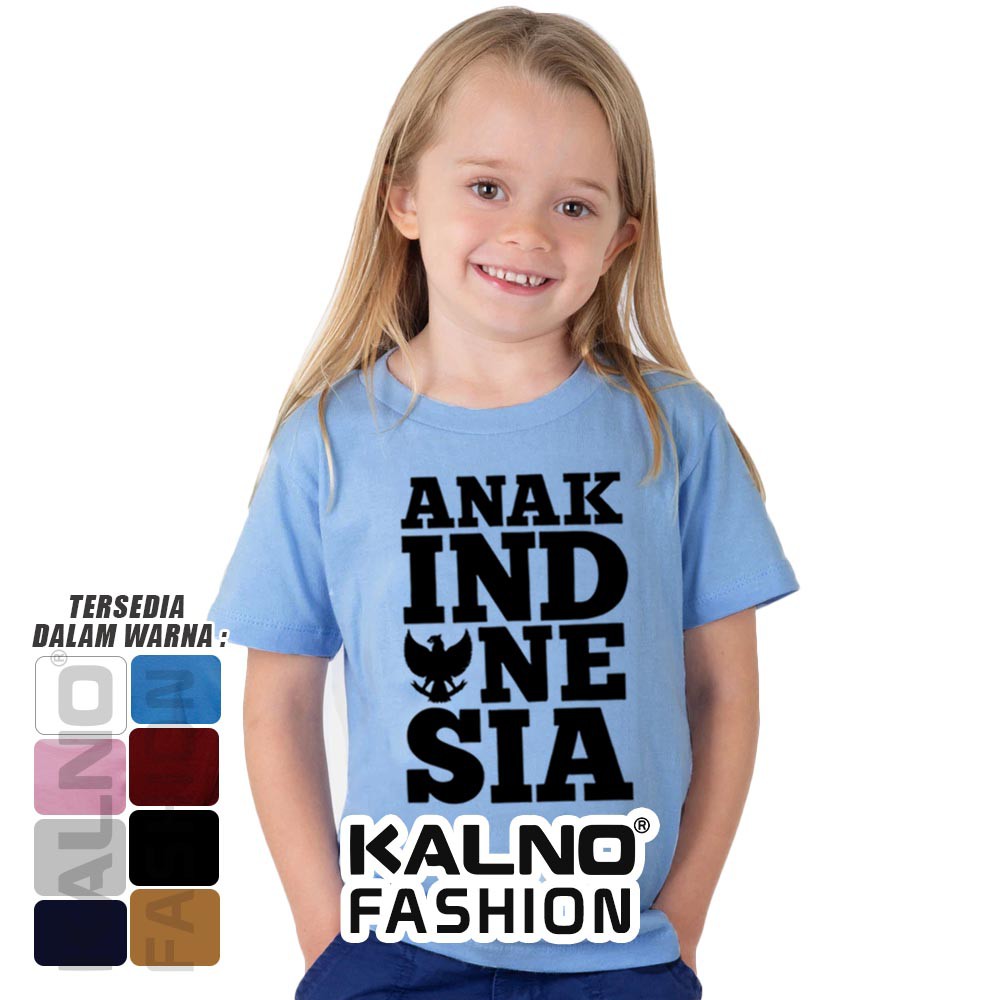 Baju Anak tulisan anak Indonesia 171 - baju anak cowok / cewek umur 1-7 tahun