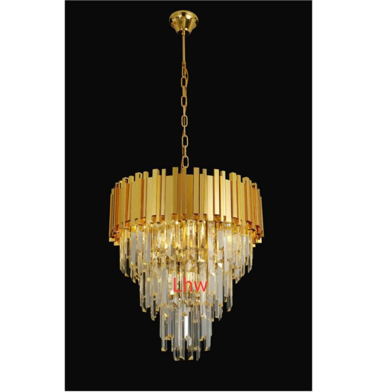 Lampu hias gantung kristal modern dekorasi ruang tamu,ruang keluarga