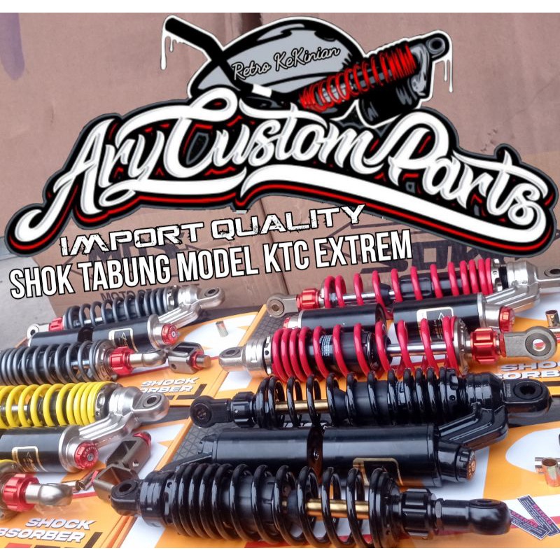 Shock shok belakang tabung model kayaba helibars 320mm 32cm KTC extrem cb 100 gl pro gl 100 megapro 