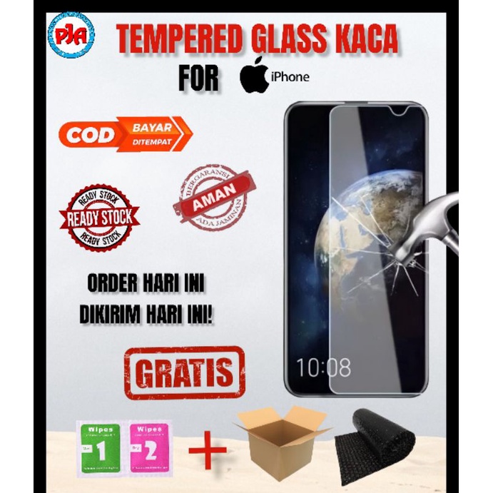 Tempered Glass TG Antigores Kaca Iphone 6+ 7+ 8+ 11 Xs Max