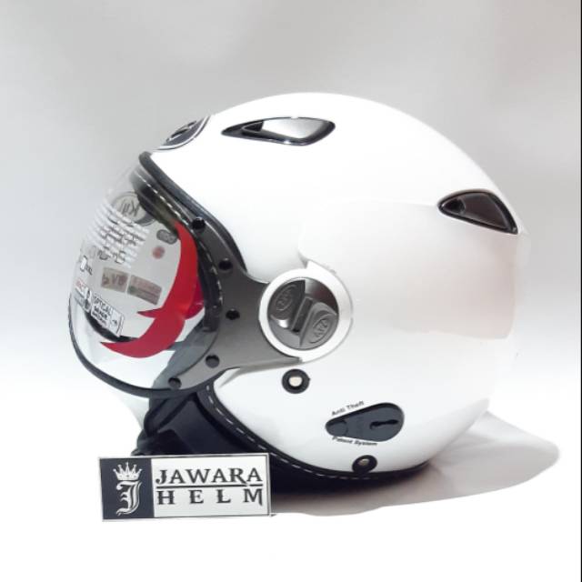 HELM KYT ELSICO WHITE PUTIH
