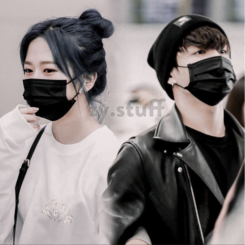 10 pcs Masker Hitam Polos 3ply | Disposable mask 3ply