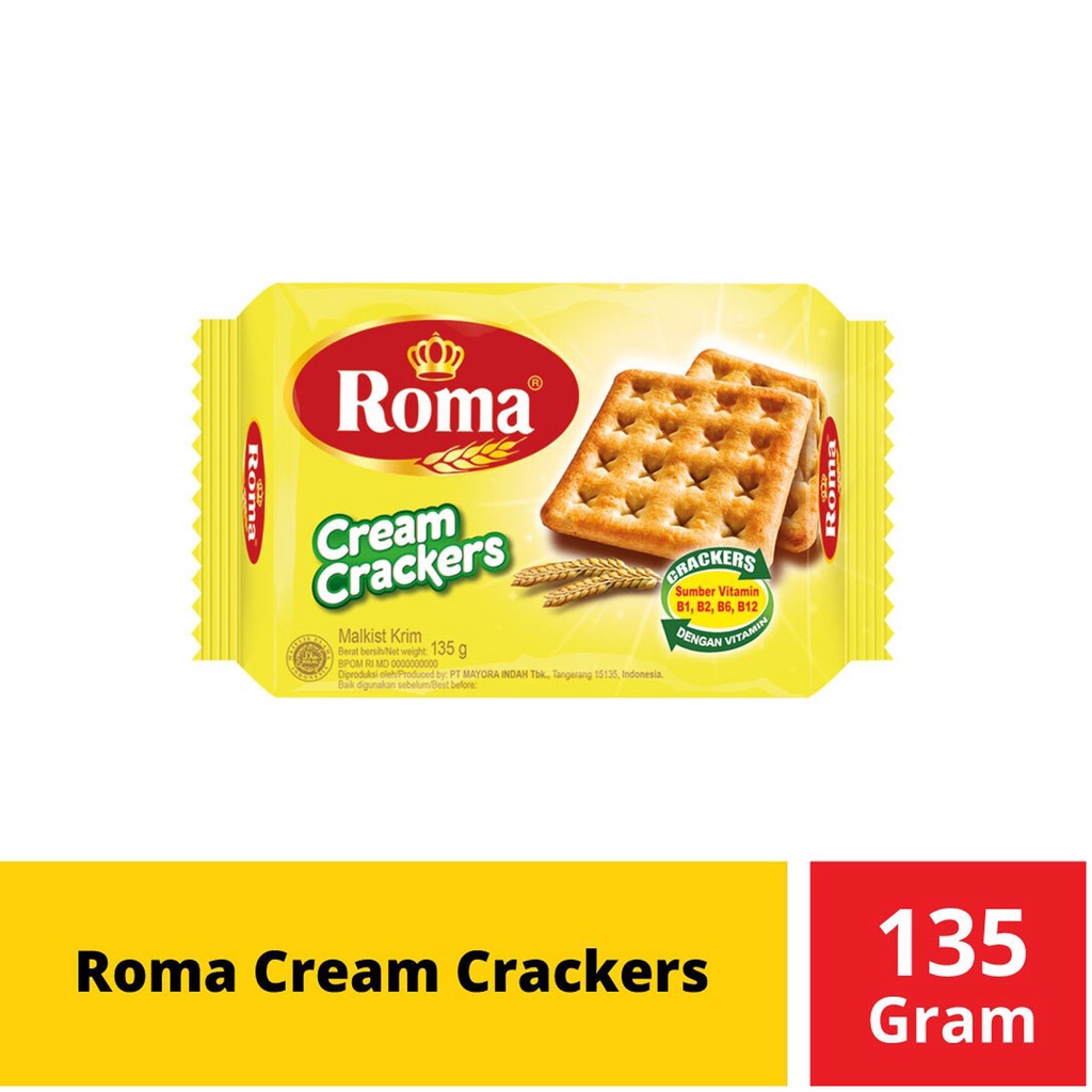 

Roma Cream Crackers 135 gram