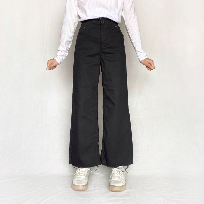 lepsim black baggy jeans (HW)