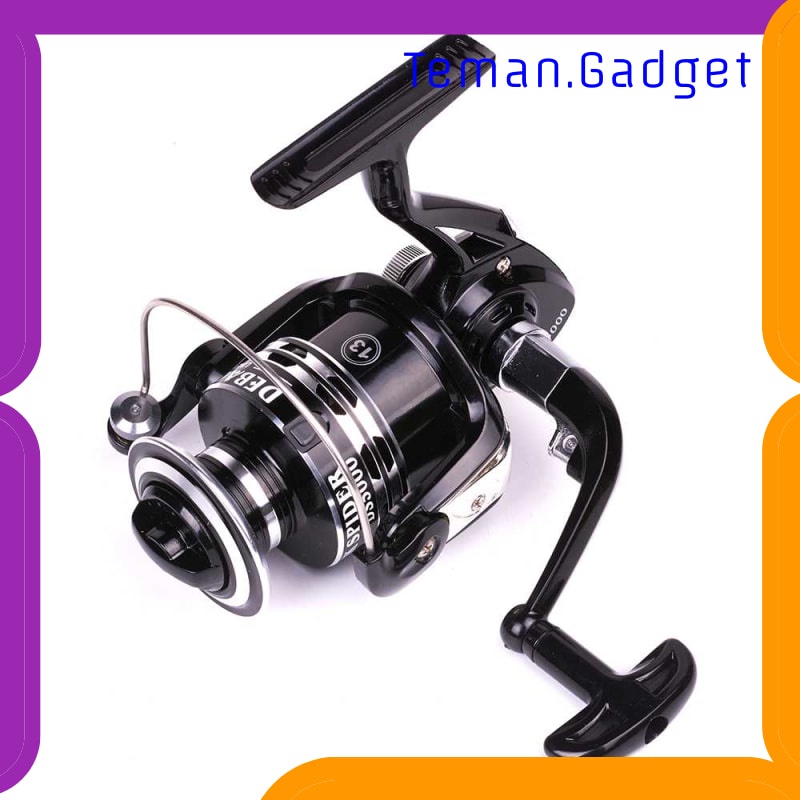 TG-IF272 DEBAO DARK SPIDER DS3000 SPINNING REEL PANCING 5.2:1 12+1 BALL BEARING