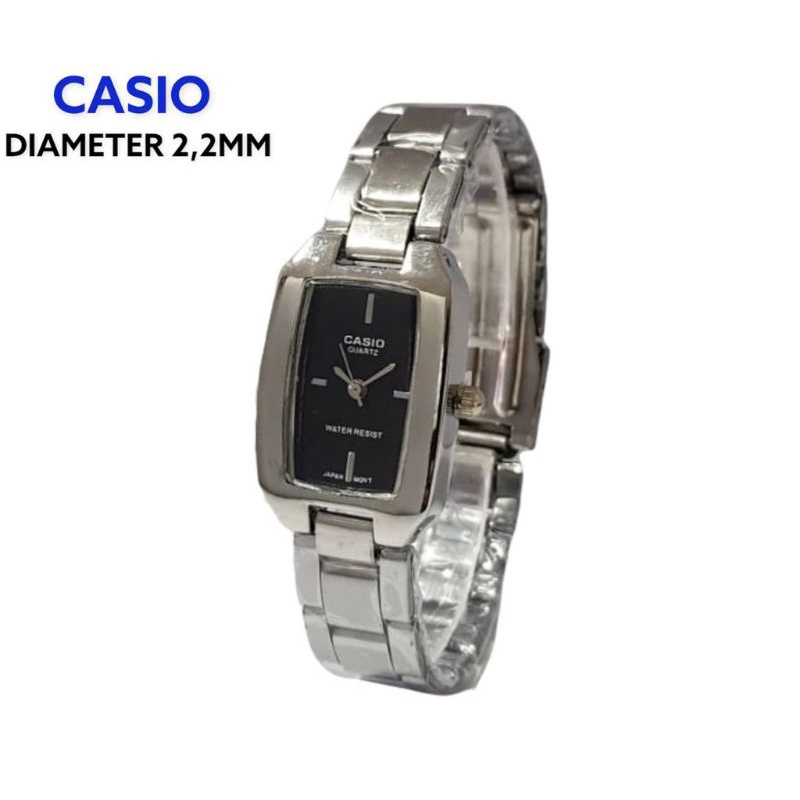 JAM TANGAN WANITA CASIO RANTAI DIAMETER 22mm || JAM TANGAN FASHION WANITA MURAH